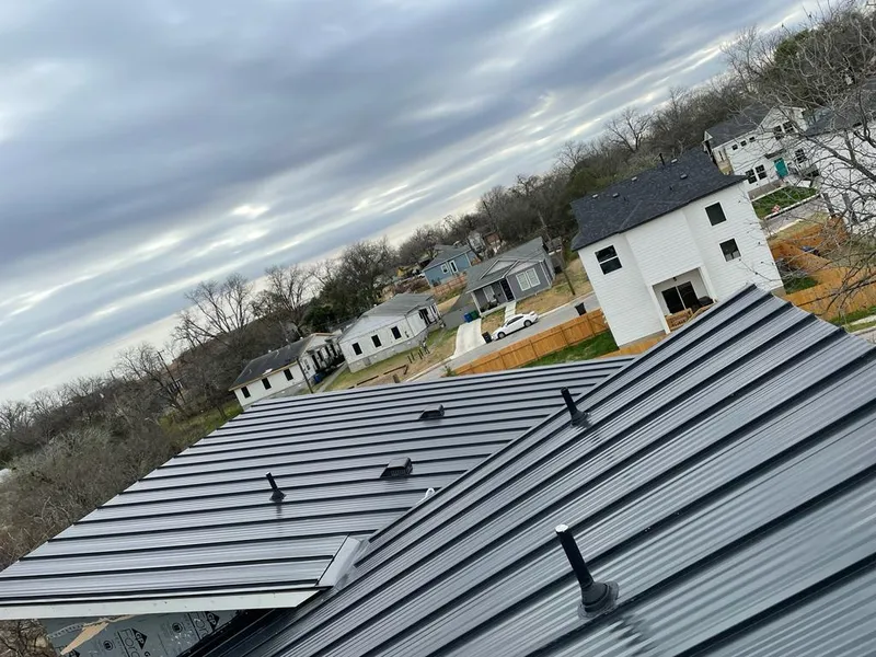 Standing seam metal roof panels with vents for Skylight Repair in Brockport